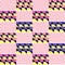 African Kente vector seamless textile pattern, tribal nwentoma cloth style design with geometric motif