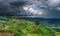 African landscape, rainy season