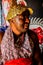 African Male Traditional Healer known as a Sangoma or witch-doctor performing a spiritual reading