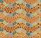 African ornament seamless pattern wavy lines and animal skins