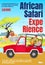 African safari experience magazine cover template