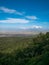 African savannah landscape in Maasai Mara National Reserve, Kenya, South Africa.