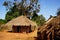 African straw hut