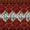 African style pattern with animal skin