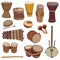 African traditional musical instruments