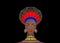 African Tribe Clothes Female Zulu, portrait of cute south african woman. Typical clothing for married women, young girl of Bantu