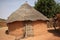 African village huts