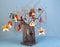 African wire art Christmas tree