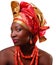 AFRICAN WOMAN WITH HEADWRAP