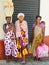 African women in Malagasy city, Madagascar