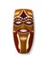 African wooden mask