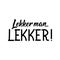 Afrikaans text: Nice man, nice. Lettering. Banner. calligraphy vector illustration