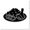 Afro-Caribbean food glyph icon