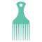 Afro Comb color vector icon which can easily modify or edit