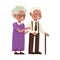 afro grandparents couple