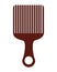 afro hair comb icon