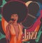 Afro hair style woman sings. Vintage background. Jazz and soul music theme. Comics style vector image