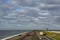 Afsluitdijk with Highway