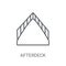 afterdeck icon. Trendy afterdeck logo concept on white backgroun