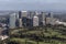 Afternoon Aerial View of Century City in Los Angeles California