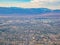 Afternoon aerial view of the Las Vegas cityscape