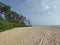 An afternoon beach scenery