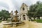 Afternoon cloudy view of The beautiful Pasadena City Hall at Los