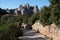 Afternoon Hiking Trail in the Montserrat Mountains in Spain