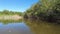 Afternoon kayaking on Nine Mile Pond in Everglades National Park, Florida 4K.