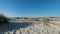 Afternoon at sand dunes of sao jacinto beach