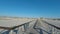 Afternoon at sand dunes of sao jacinto beach