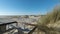 Afternoon at sand dunes of sao jacinto beach