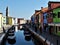 Afternoon Shadows on Burano, Italy Canal