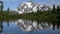 afternoon shot of mt shuksan and picture lake at washington state