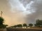 Afternoon Storm with Dramatic Sky in Arizona