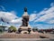 Afternoon sunny view of the Monument Samuel-De Champlain