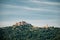 Afternoon sunshine on the ancient hilltop village of Sant Antonino in the Balagne region of Corsica