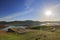 Afternoon view of the beautiful Don Pedro Reservoir