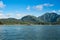 Afternoon view of Hanalei Bay and Pier on Kauai Hawaii