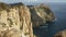 Afternoon view of the sea cliffs at cape pillar in tasmania