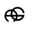 AG, GA, ACG initials geometric company logo