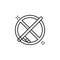 Against torture ban club icon. Element of no government organisation icon