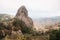 Agando cliff near Garajonay park on La Gomera island