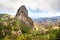 Agando cliff near Garajonay park on La Gomera island