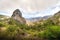 Agando cliff near Garajonay park on La Gomera island