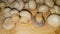 Agaricus bisporus mushroom one of ingredient in cooking delicious dish
