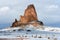 Agathla Peak or El Capitan after a snowfall, AZ