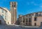 Agde Centre with old Buildings on a sunny day