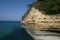 Age lines of Sidari cliffs, Corfu, Greece