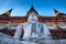 Aged archaeological site and Buddha statue AYUTTHAYA Thailand